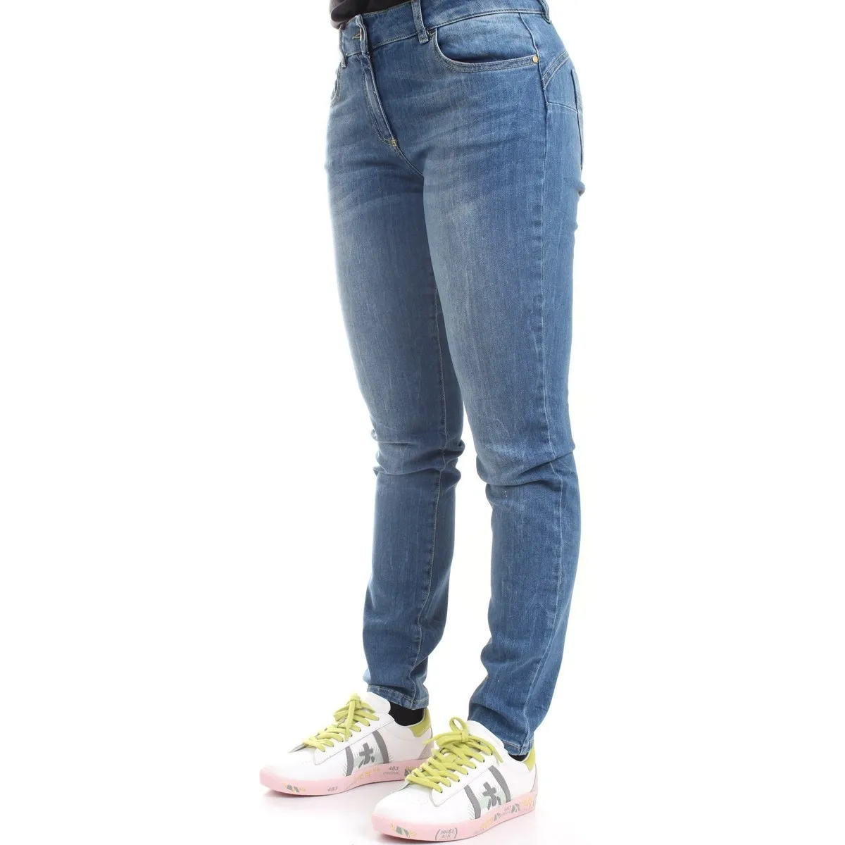 33TJ SERRAT Jeans mujer azul