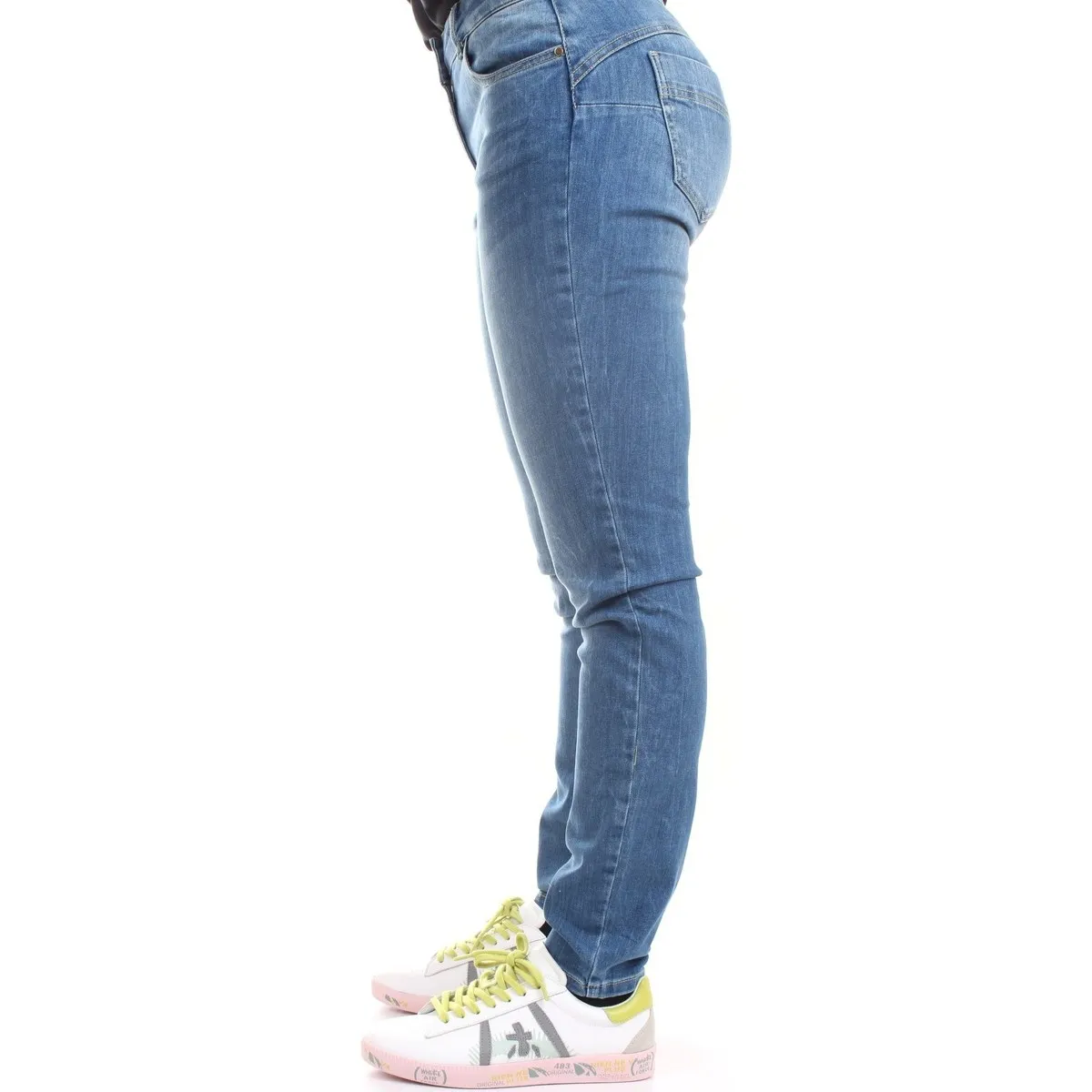 33TJ SERRAT Jeans mujer azul