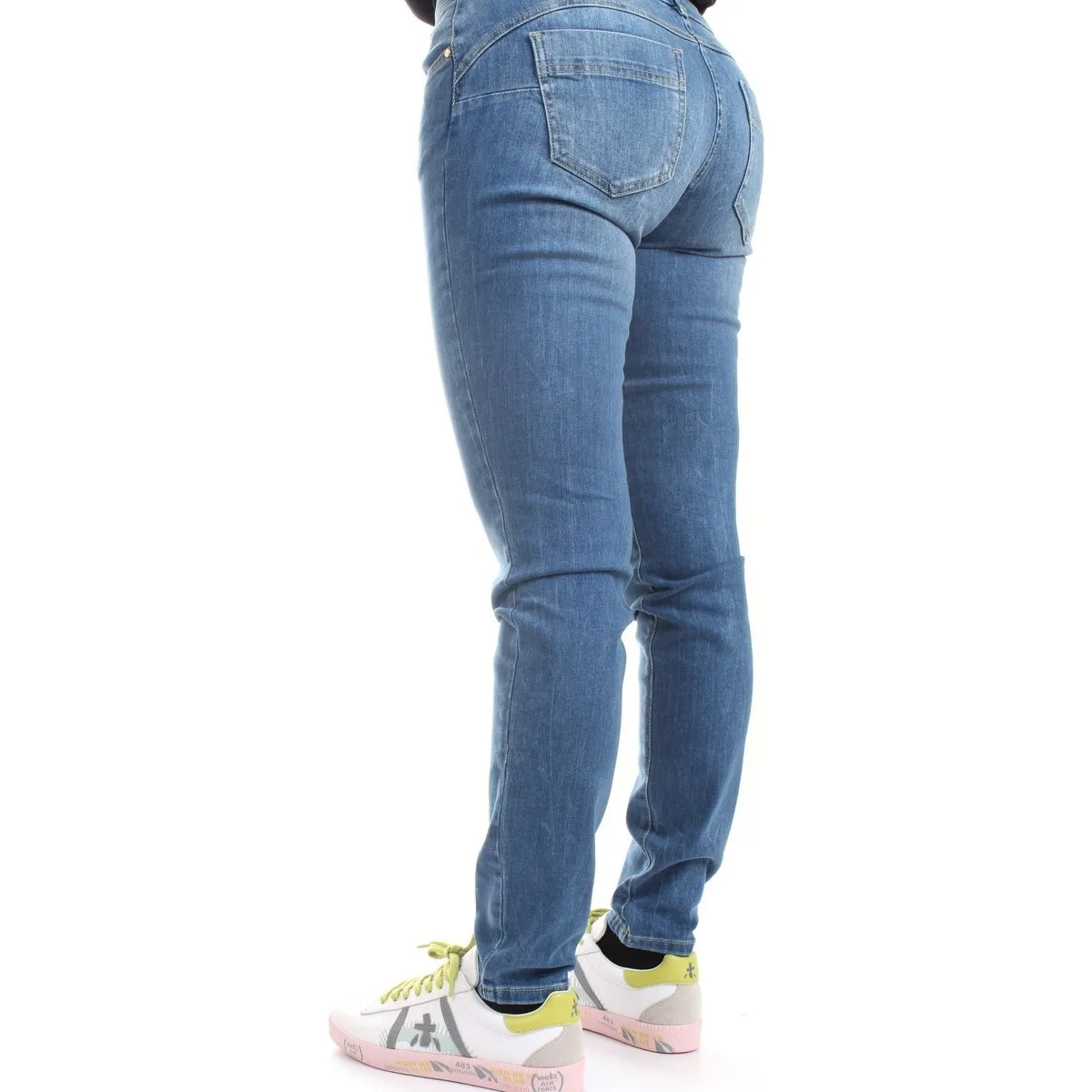 33TJ SERRAT Jeans mujer azul