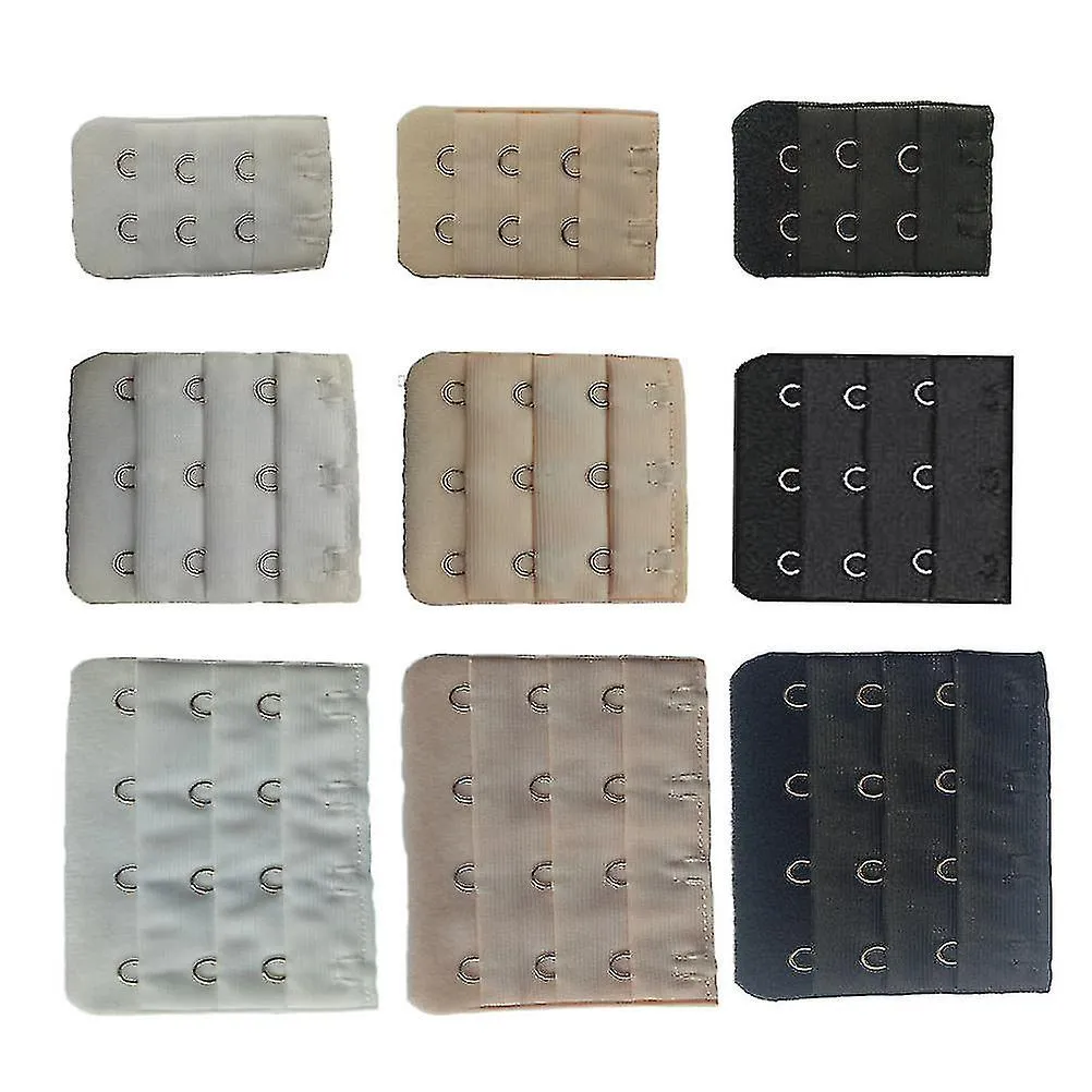 9 Pcs Backless Bras Ladies Bras Black Bra Extender Hook Bra Extender 4 Hook Bra Extension Bra Extenders