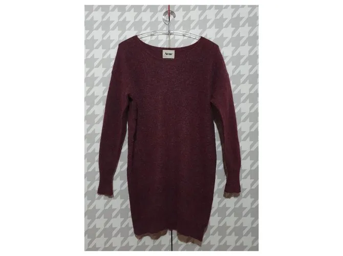 Acne Prendas de punto Multicolor Burdeos 