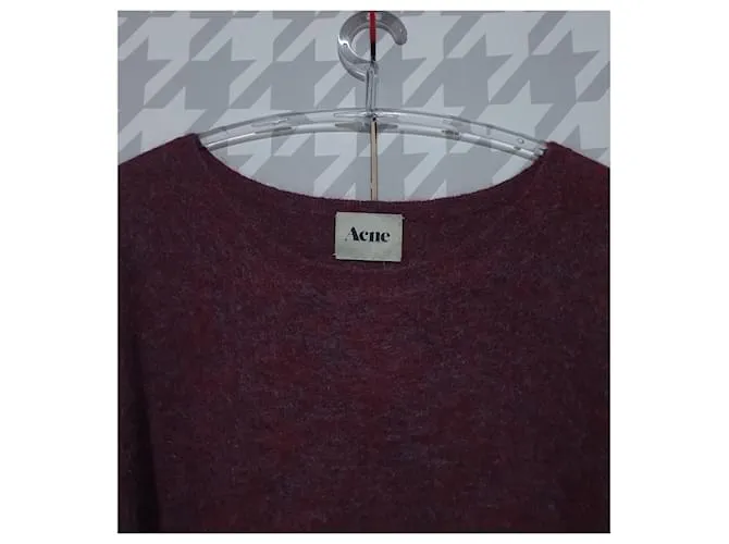 Acne Prendas de punto Multicolor Burdeos 
