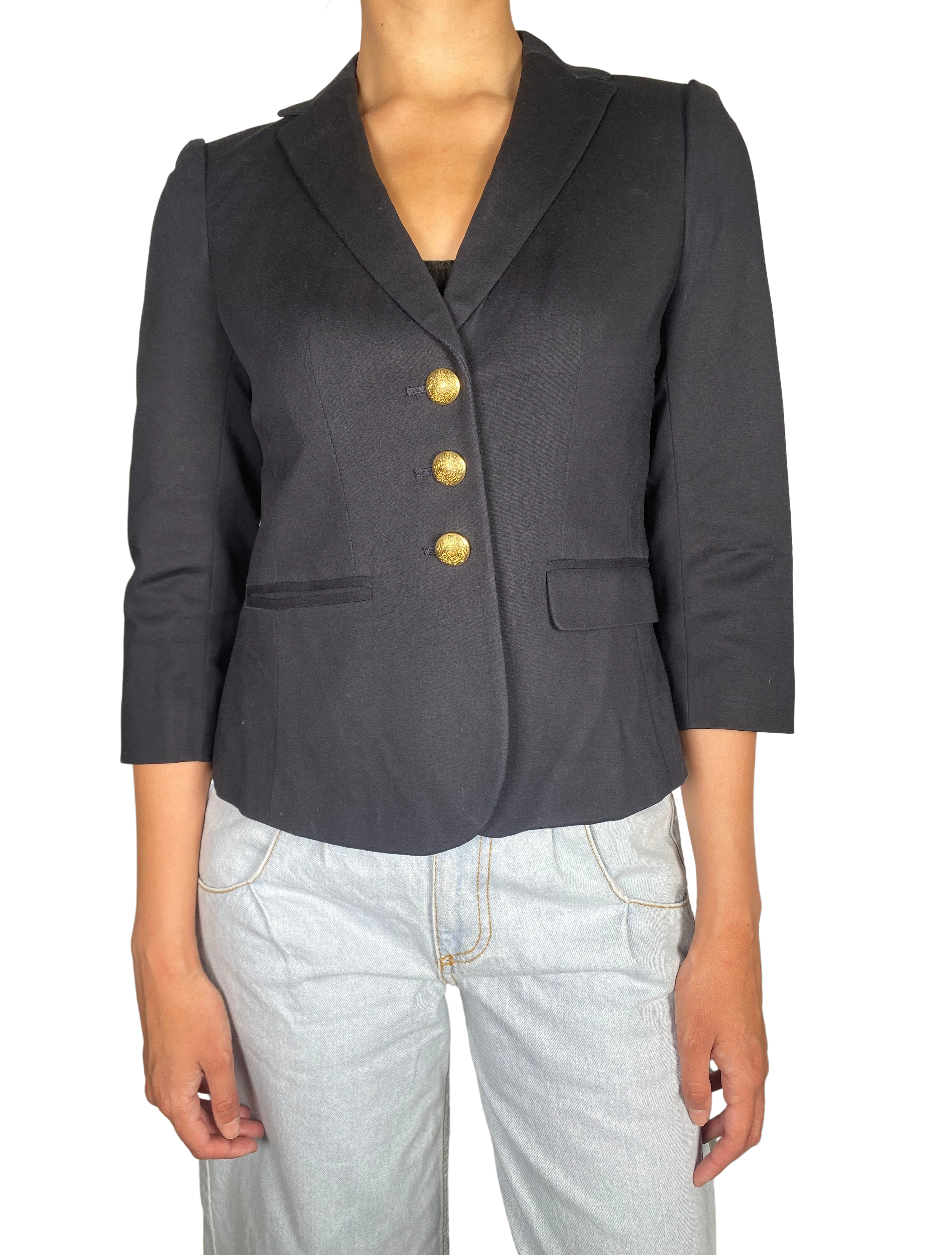 ANN TAYLOR Blazer Negro