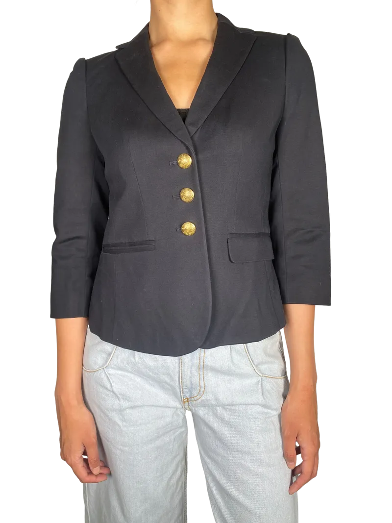ANN TAYLOR Blazer Negro