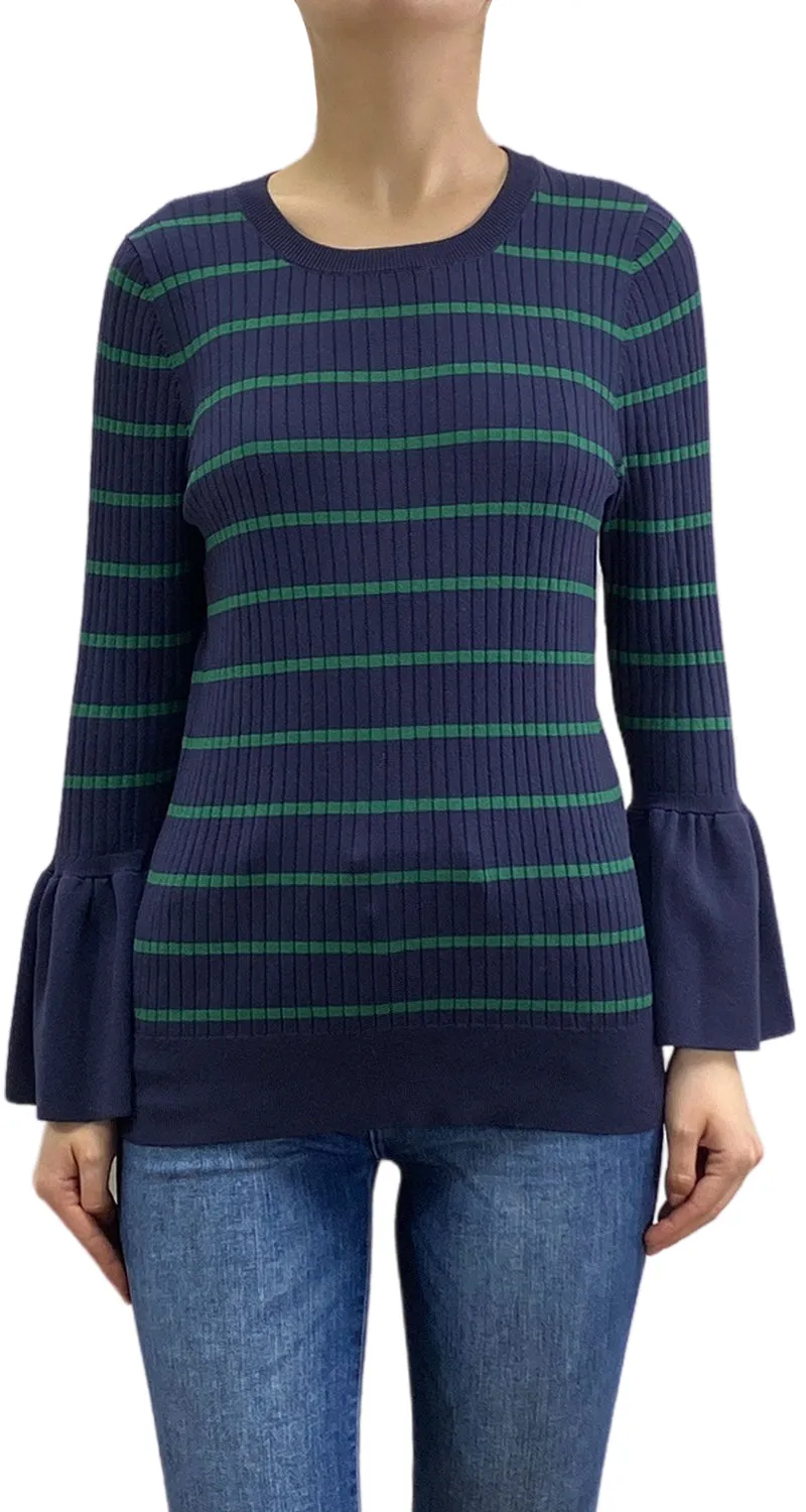 ANN TAYLOR Sweater Azul Rayas