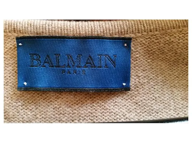 Balmain Prendas de punto Marrón claro 