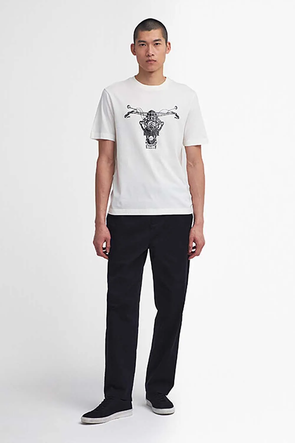 Barbour International Camiseta Vallis Graphic
