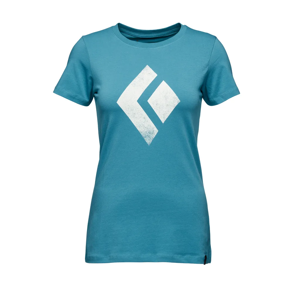 BD CHALKED UP TSHIRT  WOMEN'S CERULEAN BLUE