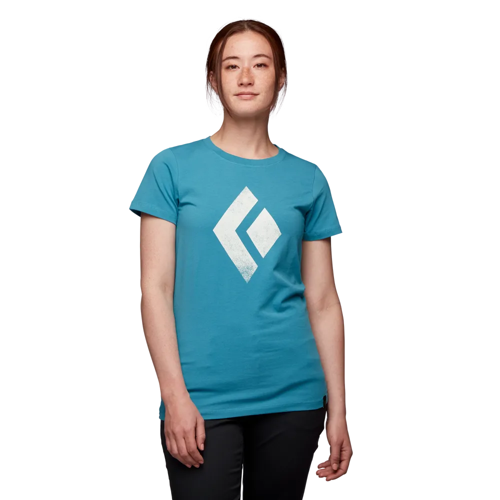 BD CHALKED UP TSHIRT  WOMEN'S CERULEAN BLUE