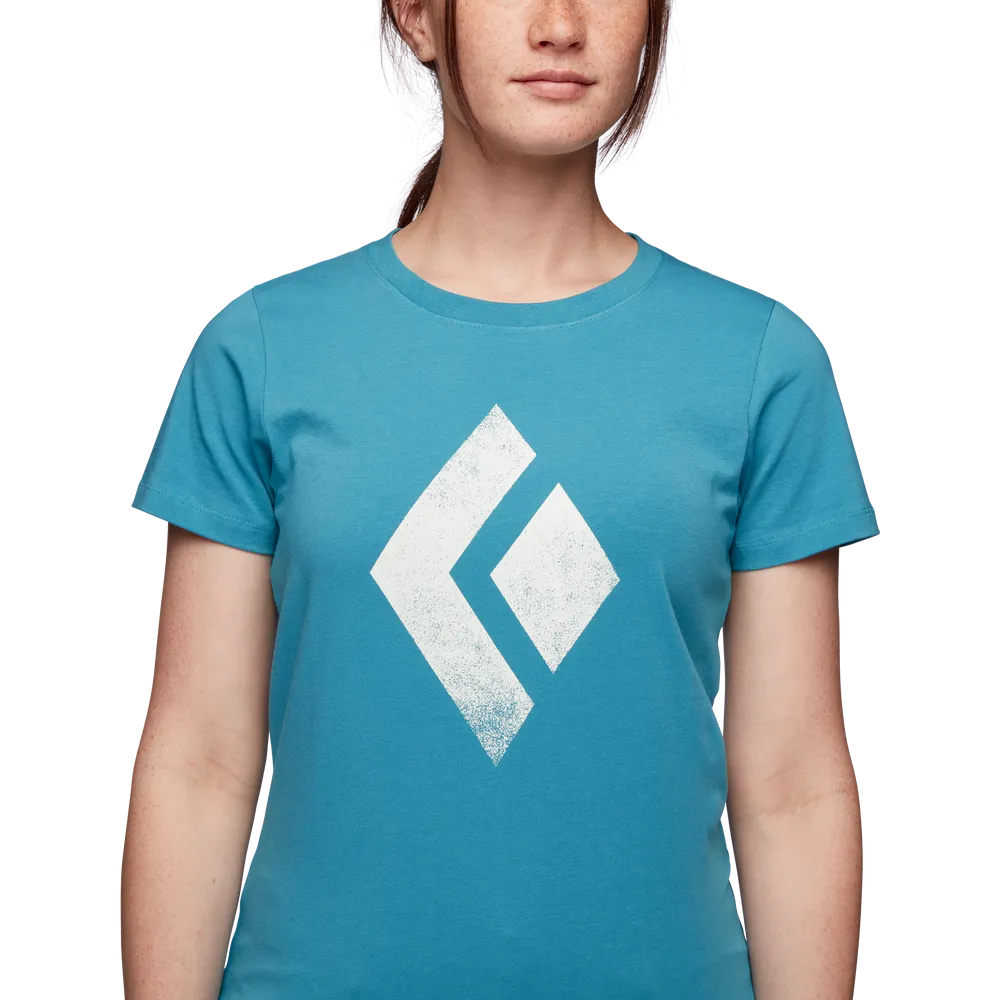 BD CHALKED UP TSHIRT  WOMEN'S CERULEAN BLUE