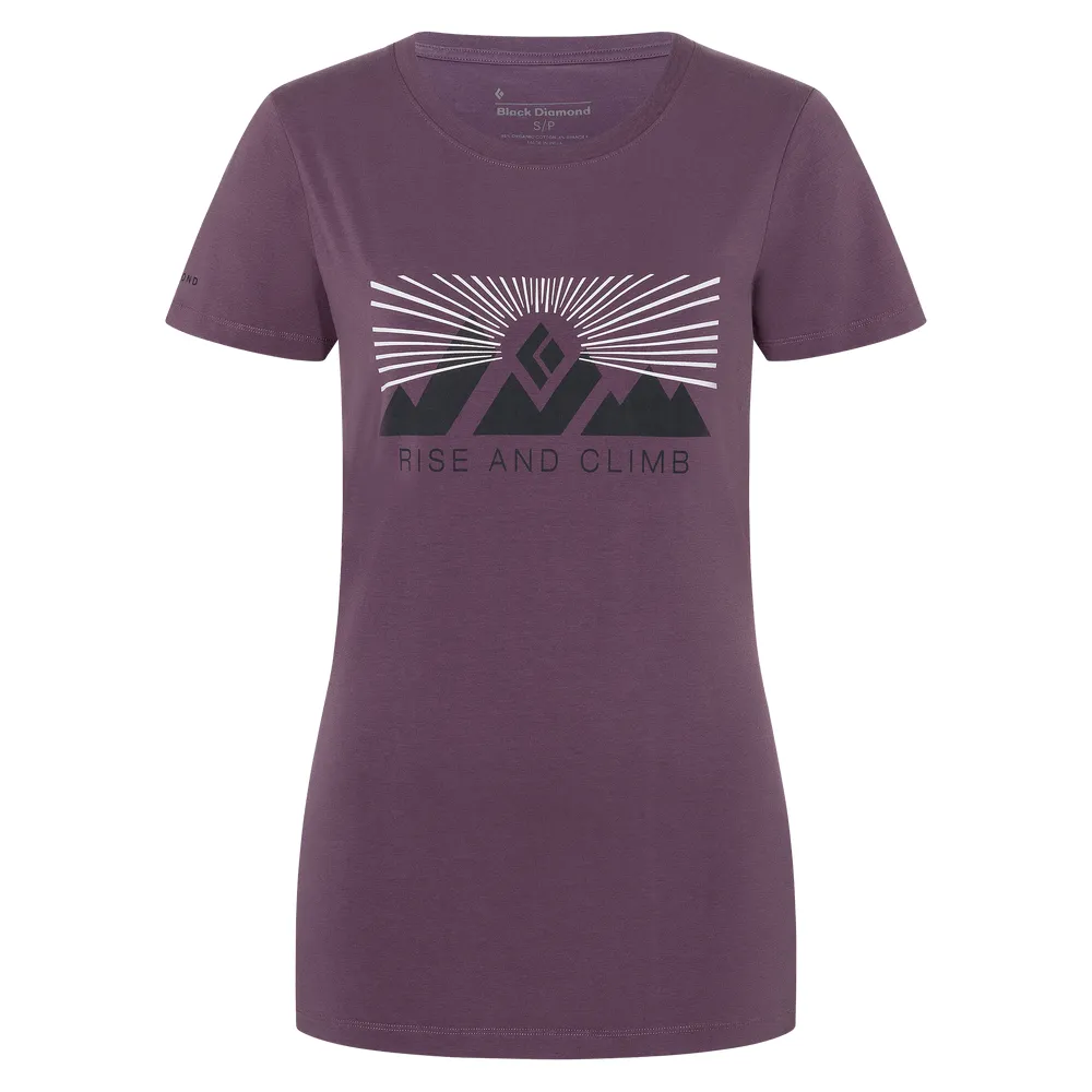 BD SS RISE AND CLIMB TSHIRT  WOMEN'S MULBERRY