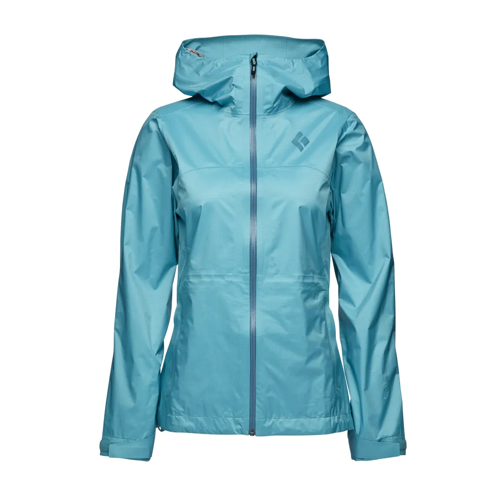 BD Treeline Rain Shell Women's Coastal Blue
