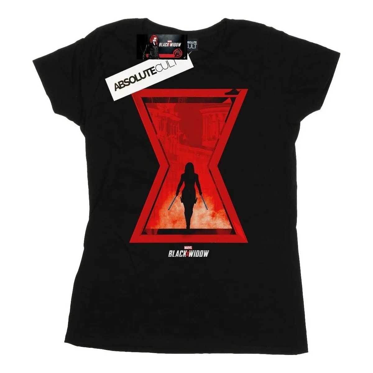 Black Widow Movie Icon Silhouette