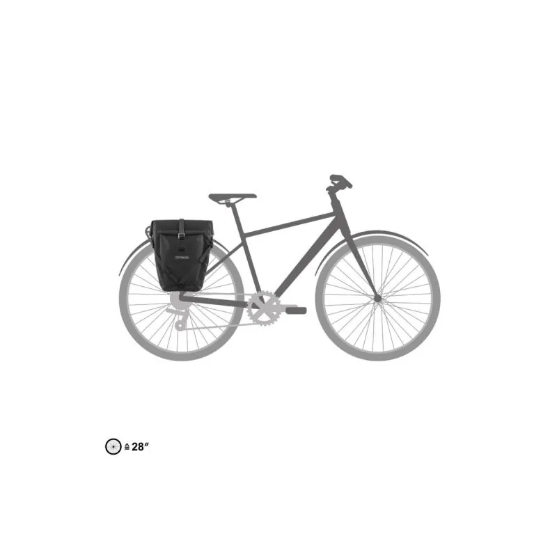 BOLSA PARA BICICLETA ORTLIEB BACKROLLER PLUS QL2.1 20 L PIEZA (NEGRO)