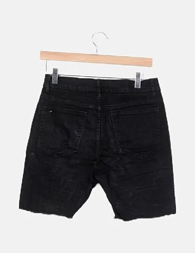 Boohoo Bermuda denim banda étnica