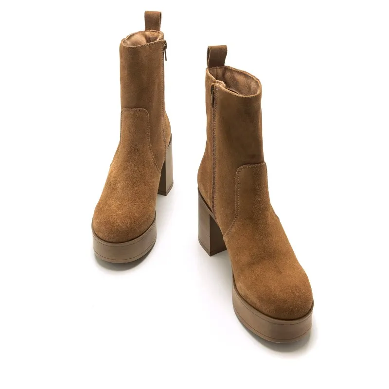 Botines Casual de Mujer MTNG SIXTIES Marron 55834
