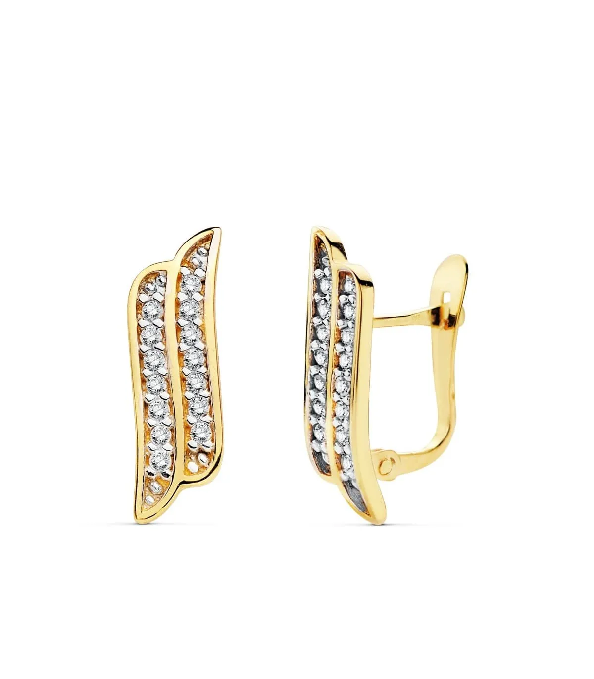 Boucles d'oreilles pour Femme Nelly Or Jaune 18K