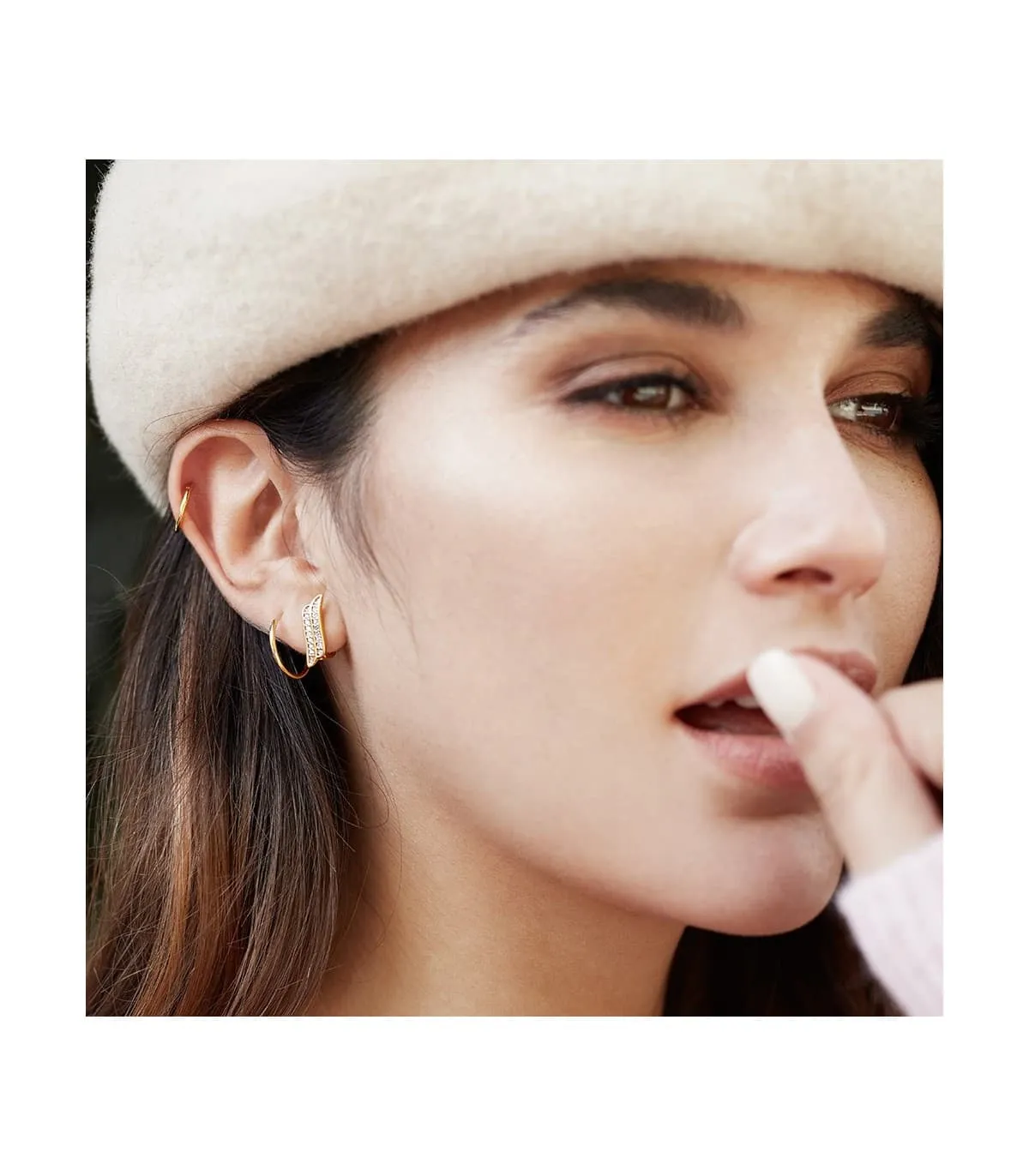 Boucles d'oreilles pour Femme Nelly Or Jaune 18K