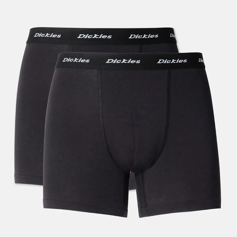 Boxer Dickies: Dickies 2 Pack Trunks (Black)