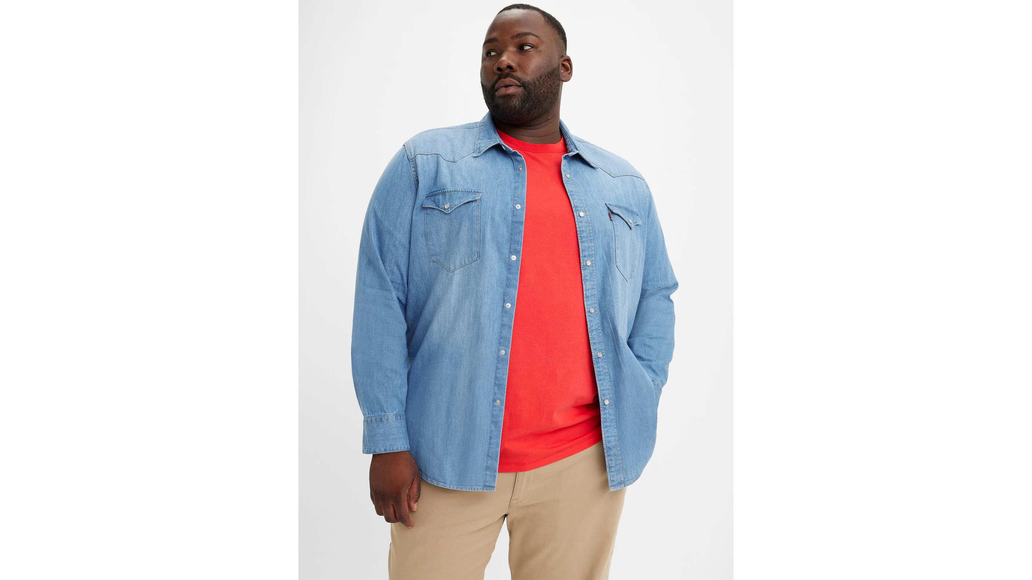 Camisa Barstow Western (tallas Grandes)