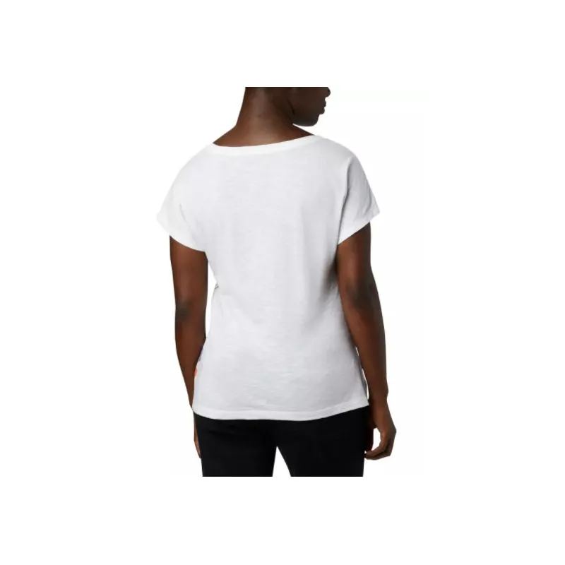 Camiseta Columbia High Dune (White/Leafscap) Mujer