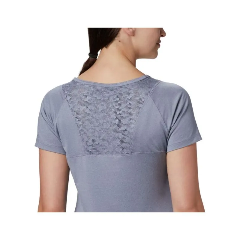 Camiseta Columbia Peak To Point II Ss (new Moon Heather) Mujer