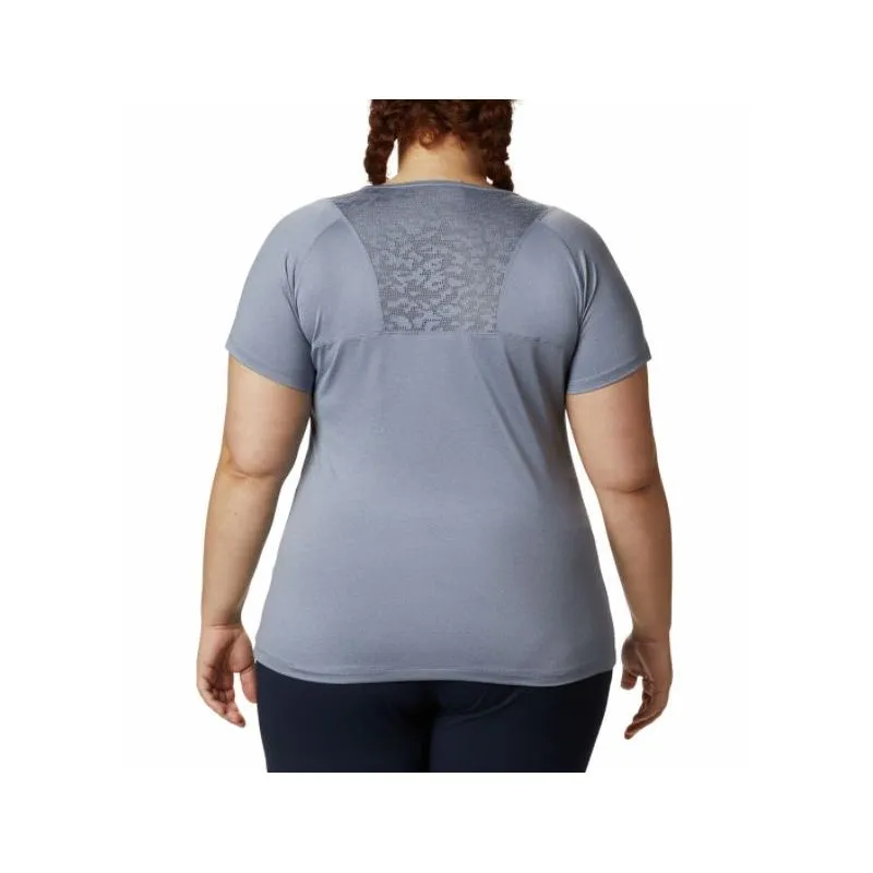Camiseta Columbia Peak To Point II Ss (new Moon Heather) Mujer