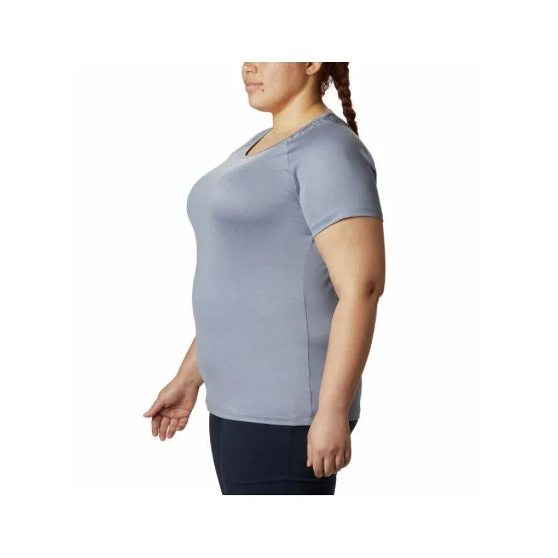 Camiseta Columbia Peak To Point II Ss (new Moon Heather) Mujer