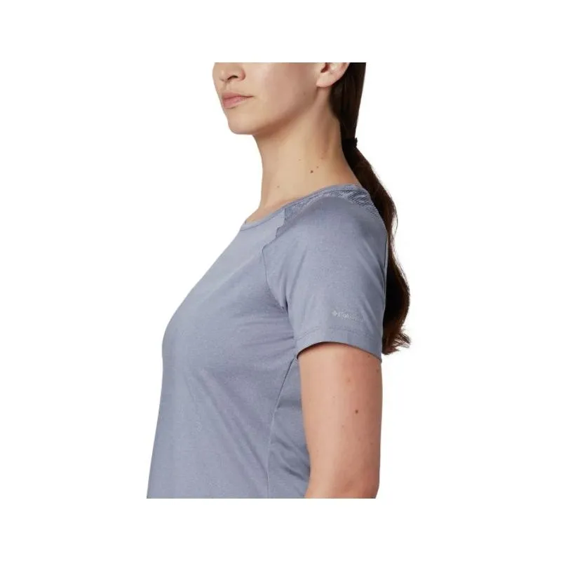 Camiseta Columbia Peak To Point II Ss (new Moon Heather) Mujer