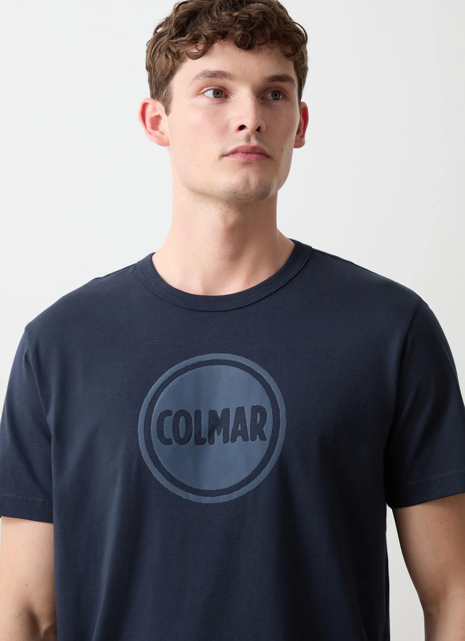 Camiseta con logo 100% algodón
