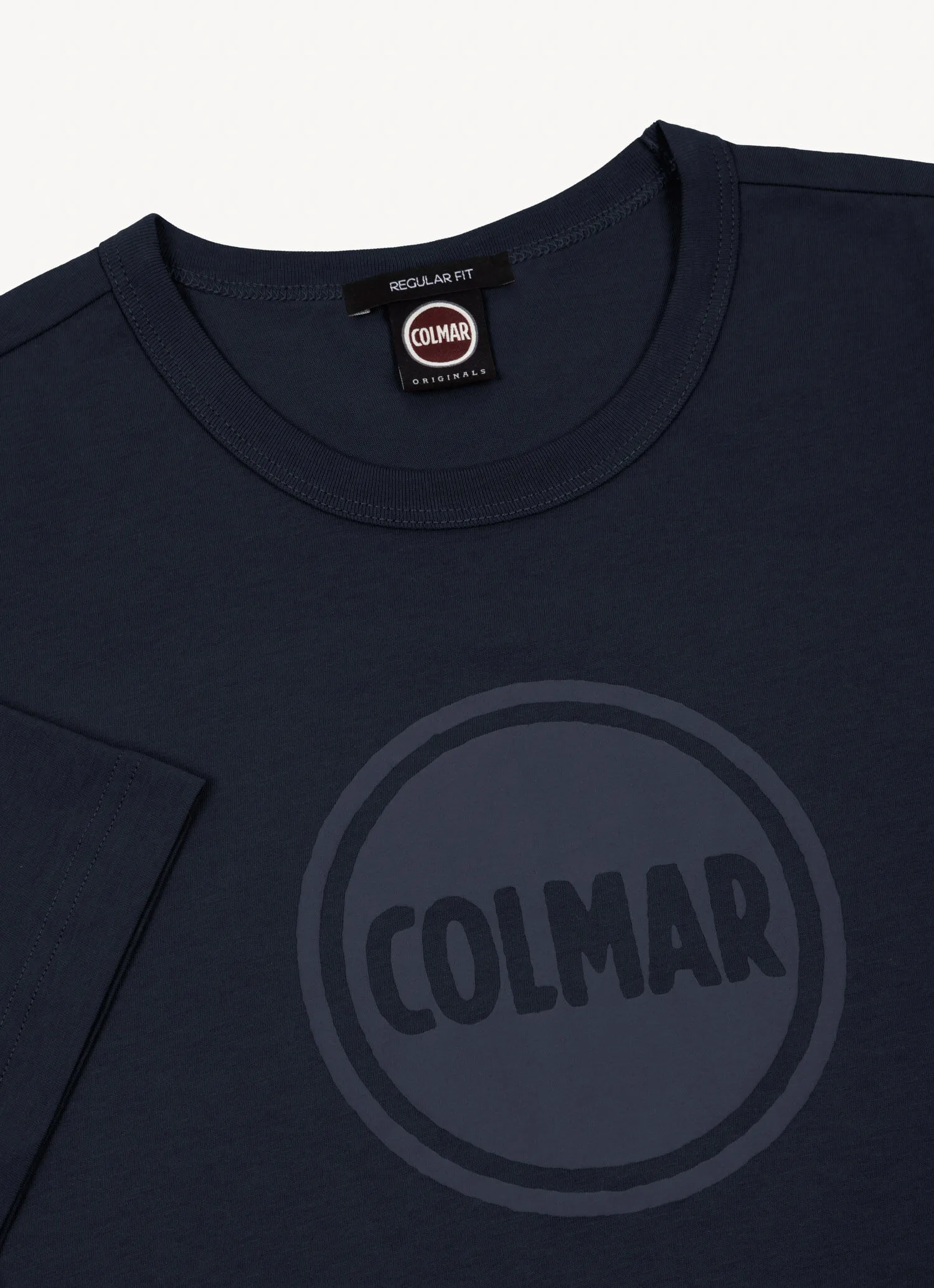 Camiseta con logo 100% algodón