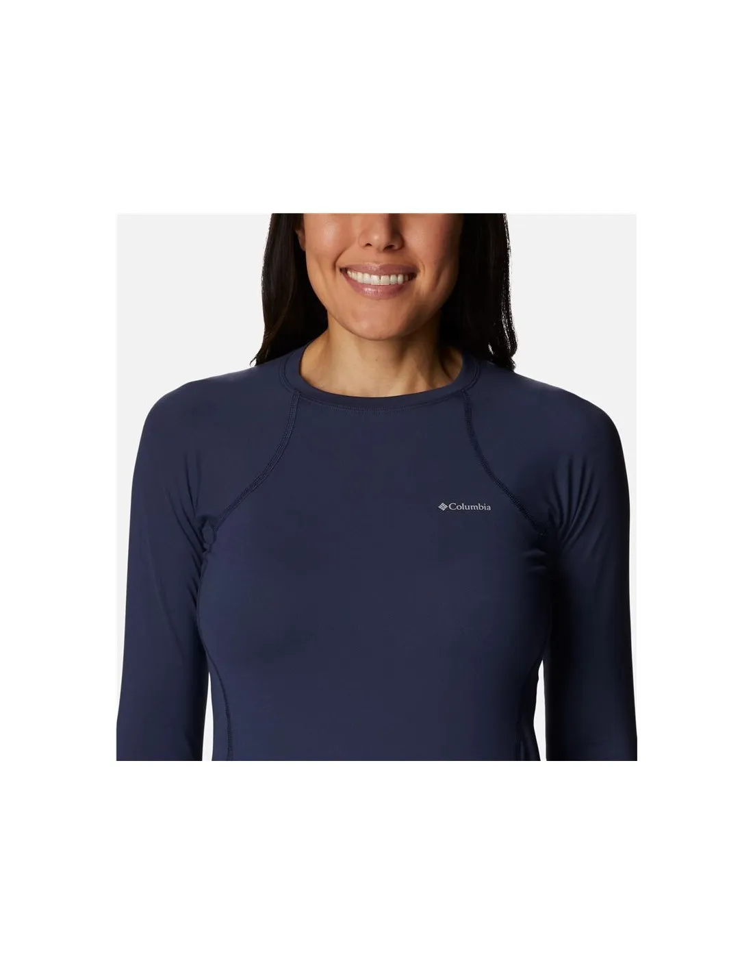 Camiseta de montaña Columbia Midweight azul Mujer