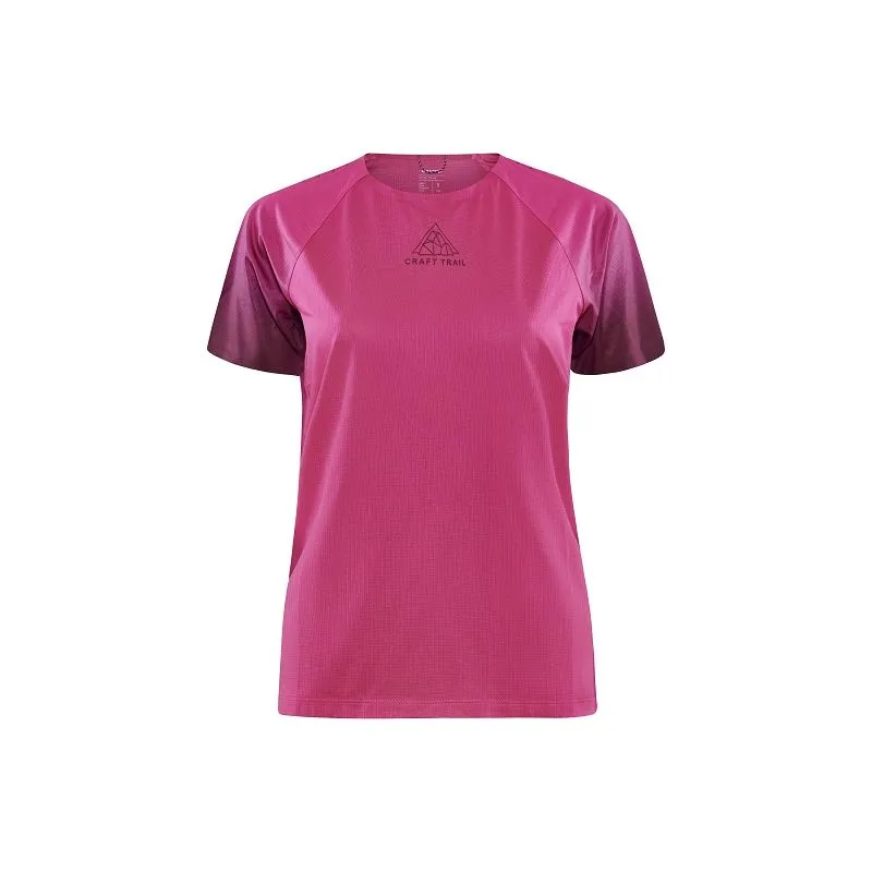 Camiseta de mujer Craft PRO TRAIL SS TEE (burdeos)