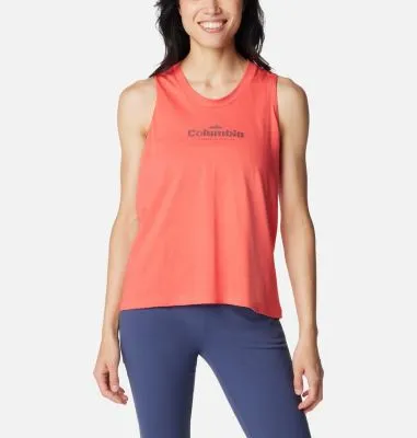 Camiseta de tirantes casual estampada North Cascades™ para mujer