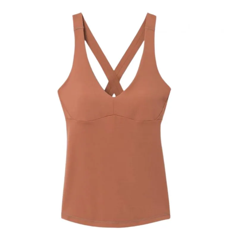 Camiseta de tirantes para mujer Prana Layna Bra Tank (Terra)