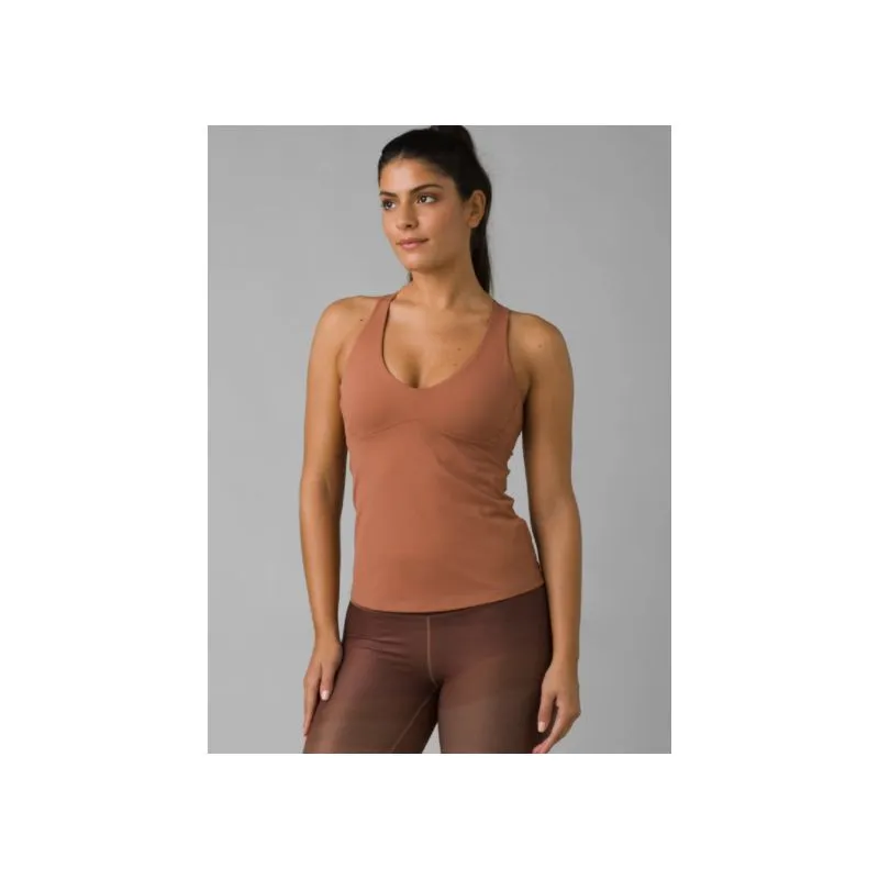 Camiseta de tirantes para mujer Prana Layna Bra Tank (Terra)