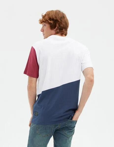 CAMISETA HYDROPONIC ONOFRE  WHITE/BLUE/PLUM