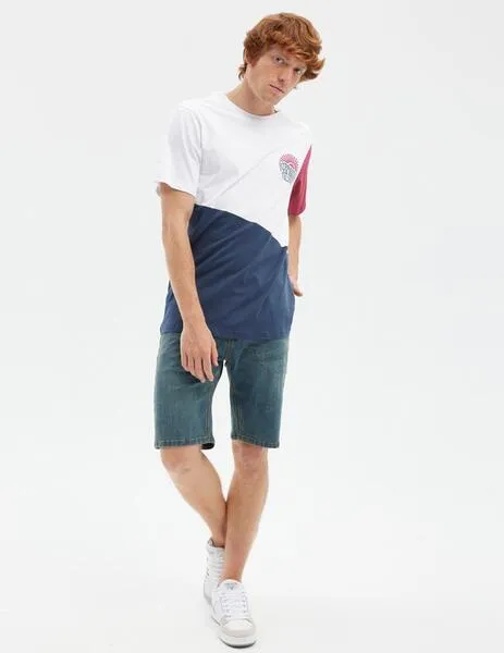 CAMISETA HYDROPONIC ONOFRE  WHITE/BLUE/PLUM