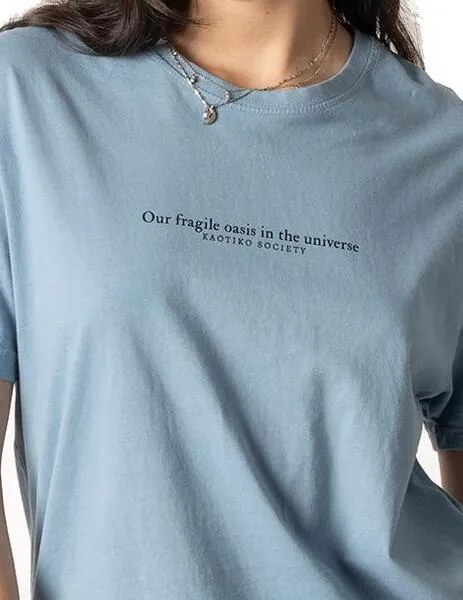 CAMISETA KAOTIKO WASHED OASIS  BLUE FLY