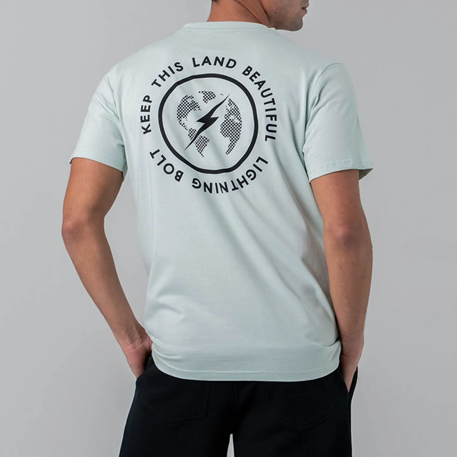 Camiseta Land Tee Verde Pastel