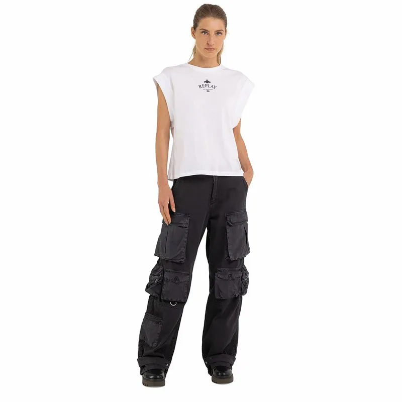 Camiseta Para Mujer Replay