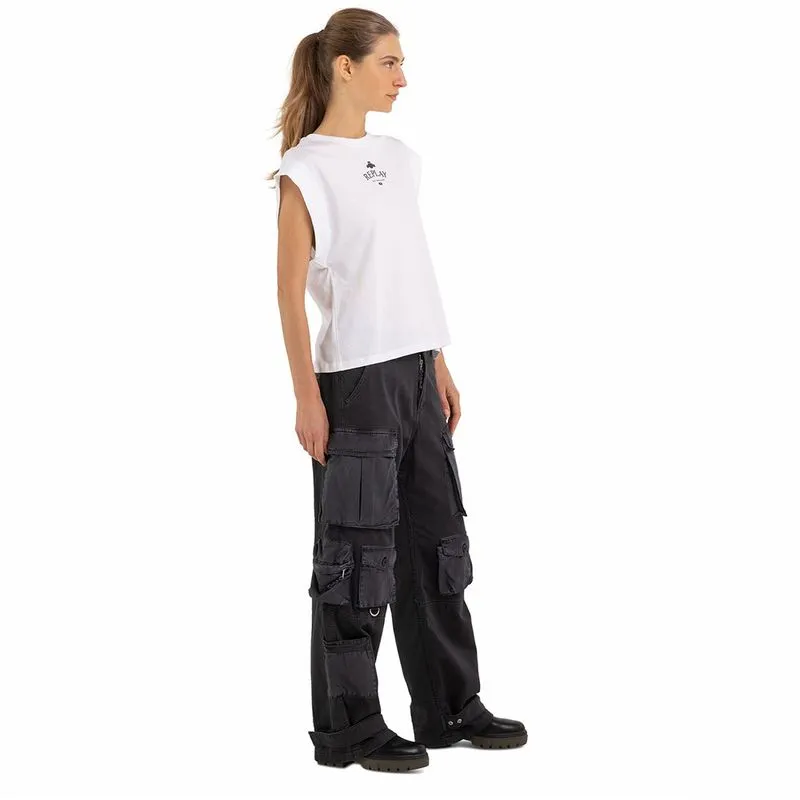 Camiseta Para Mujer Replay