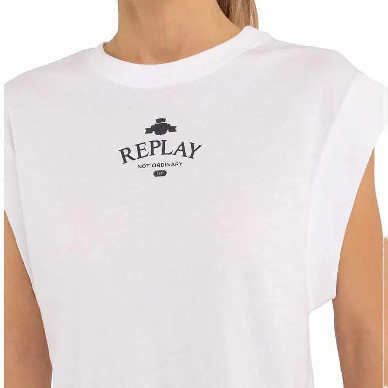 Camiseta Para Mujer Replay