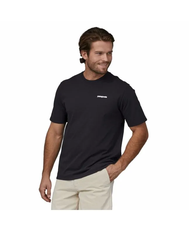 CAMISETA PATAGONIA M'S P6 LOGO RESPONSIBILITEE NEGRA