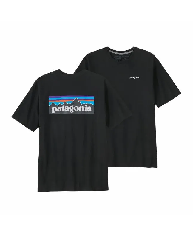 CAMISETA PATAGONIA M'S P6 LOGO RESPONSIBILITEE NEGRA