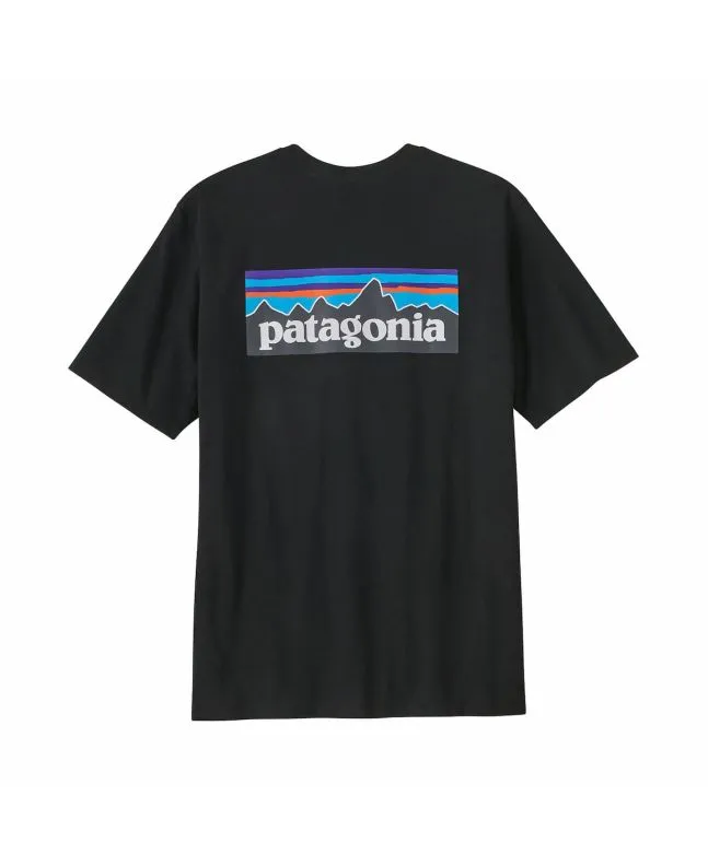 CAMISETA PATAGONIA M'S P6 LOGO RESPONSIBILITEE NEGRA