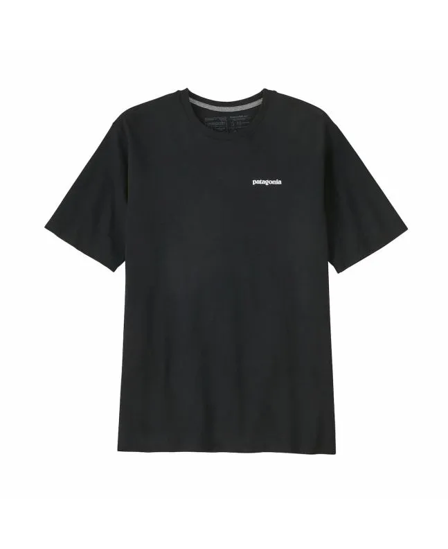 CAMISETA PATAGONIA M'S P6 LOGO RESPONSIBILITEE NEGRA