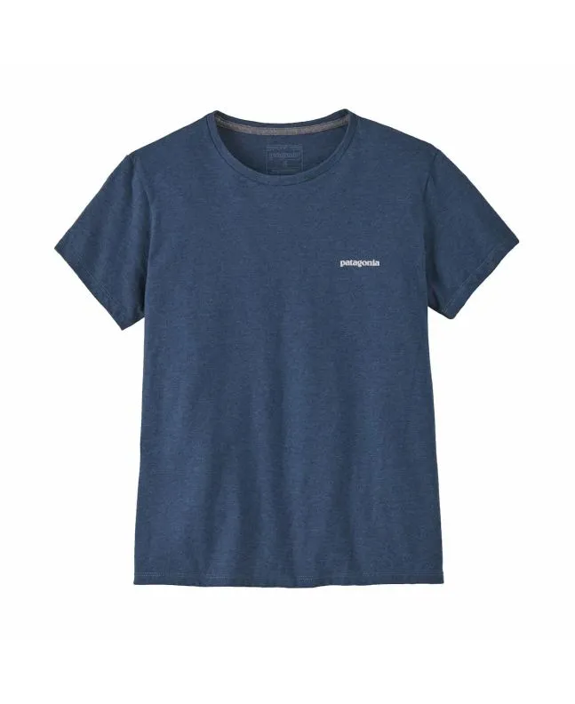 CAMISETA PATAGONIA W'S P6 LOGO RESPONSIBILITEE UTILITY BLUE