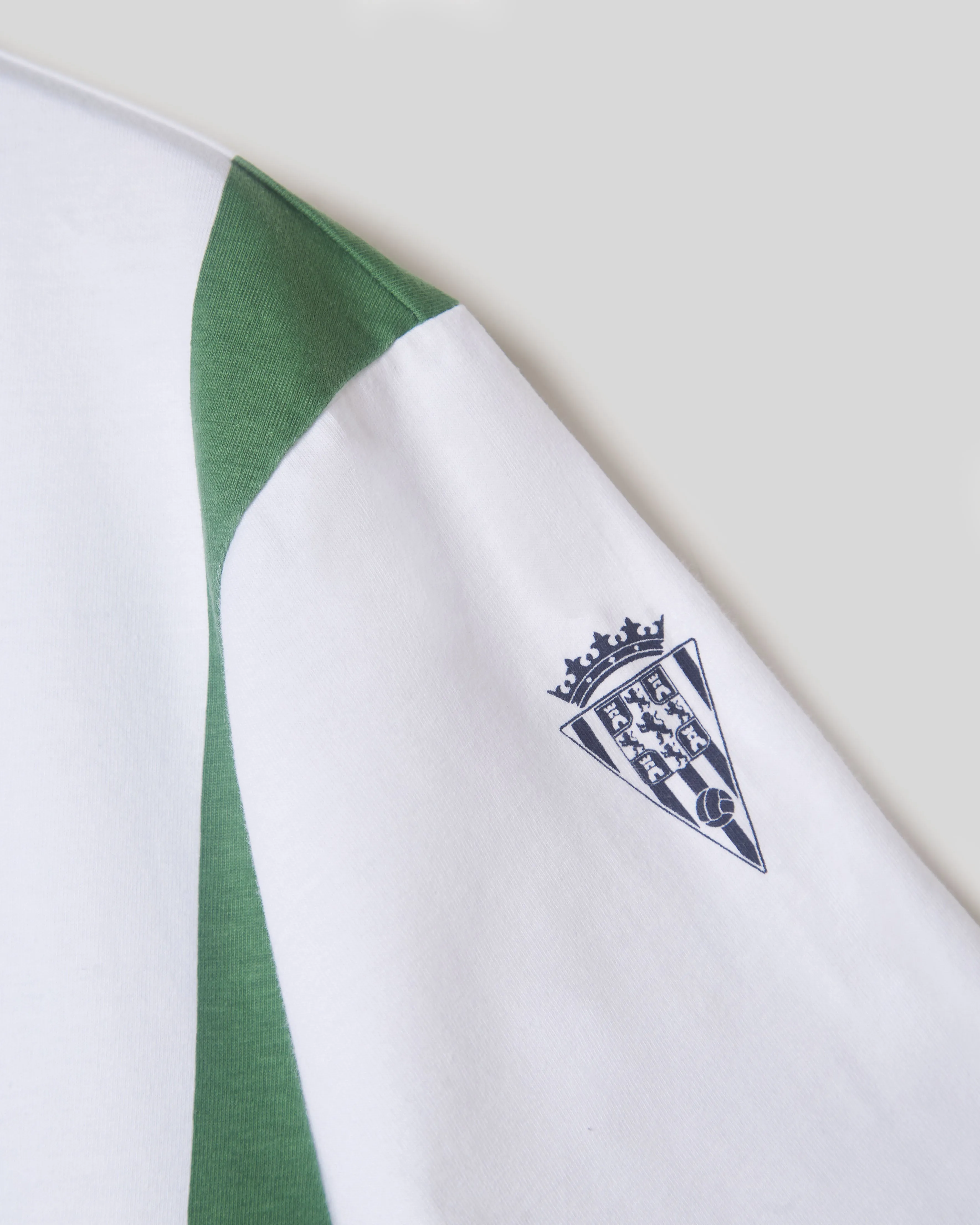 Camiseta retro blanquiverde silbon blanca