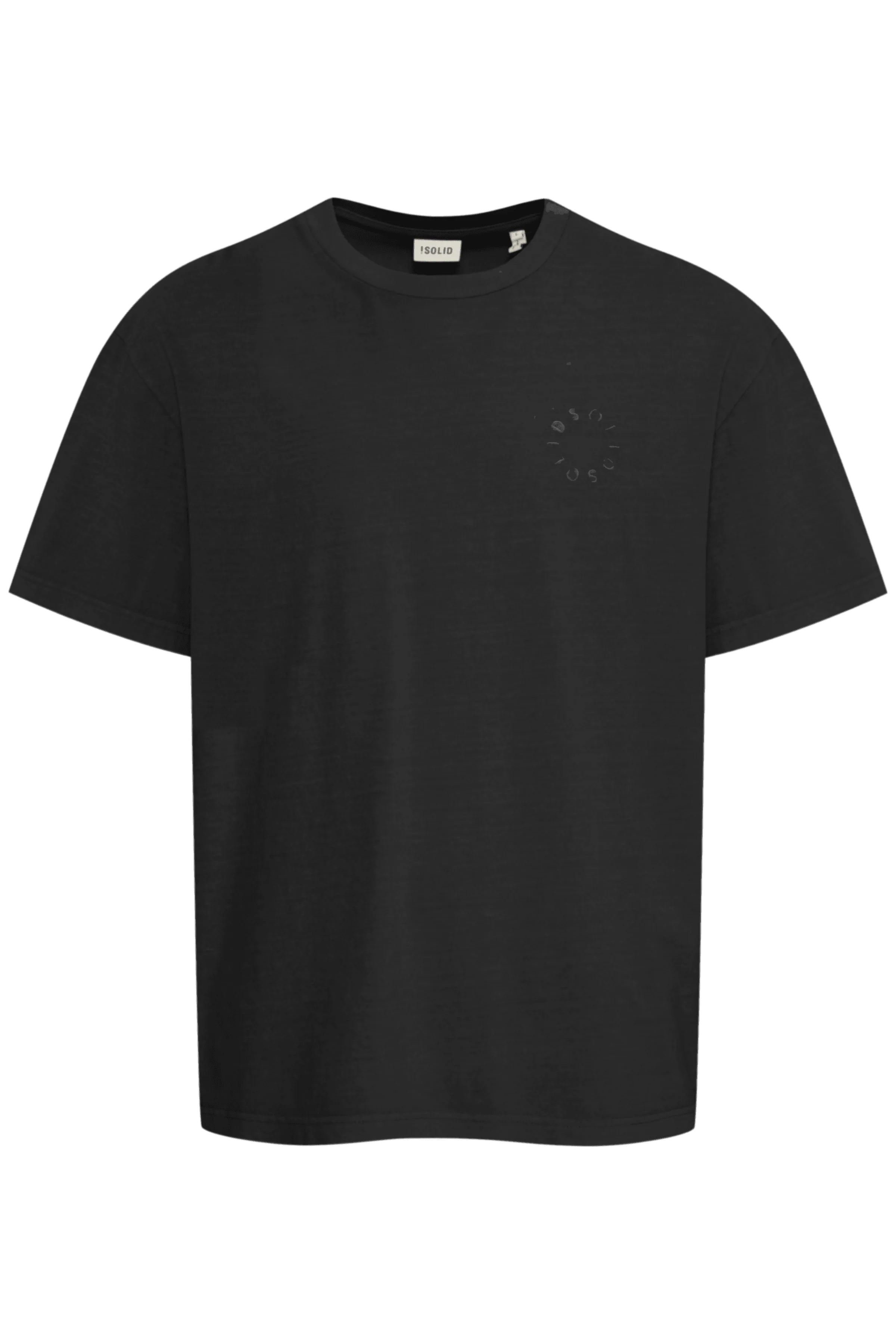Camiseta !Solid Ismael True Black